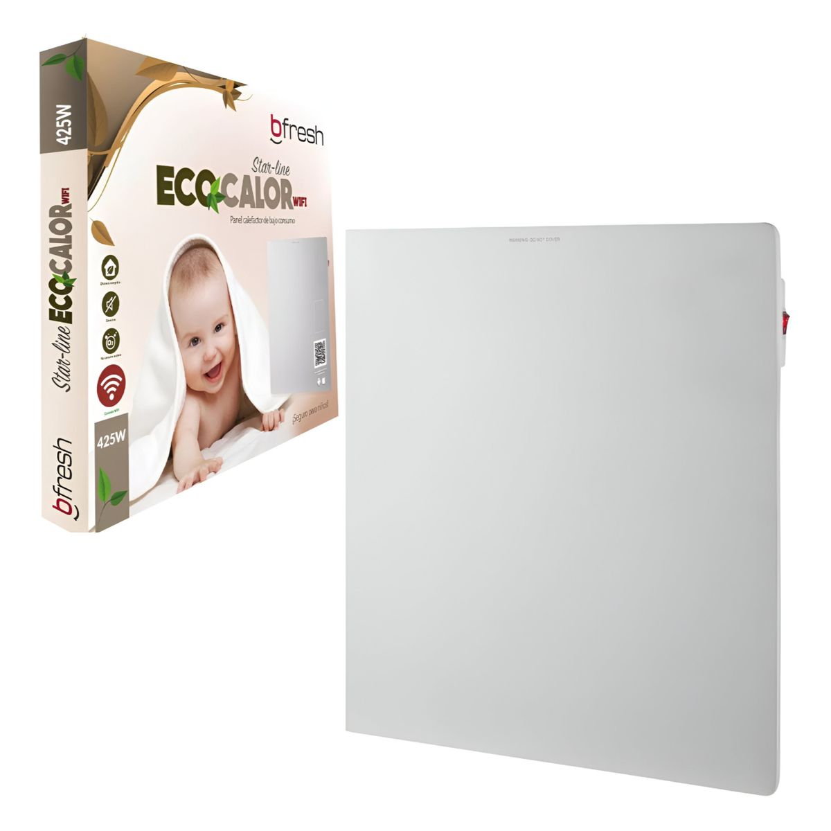 B FRESH - Panel Calefactor Eléctrico 425w con WIFI