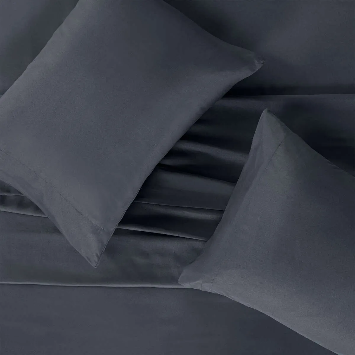 ROSEN - Sábana Rosen Microfibra Grafito 1,5 Plazas