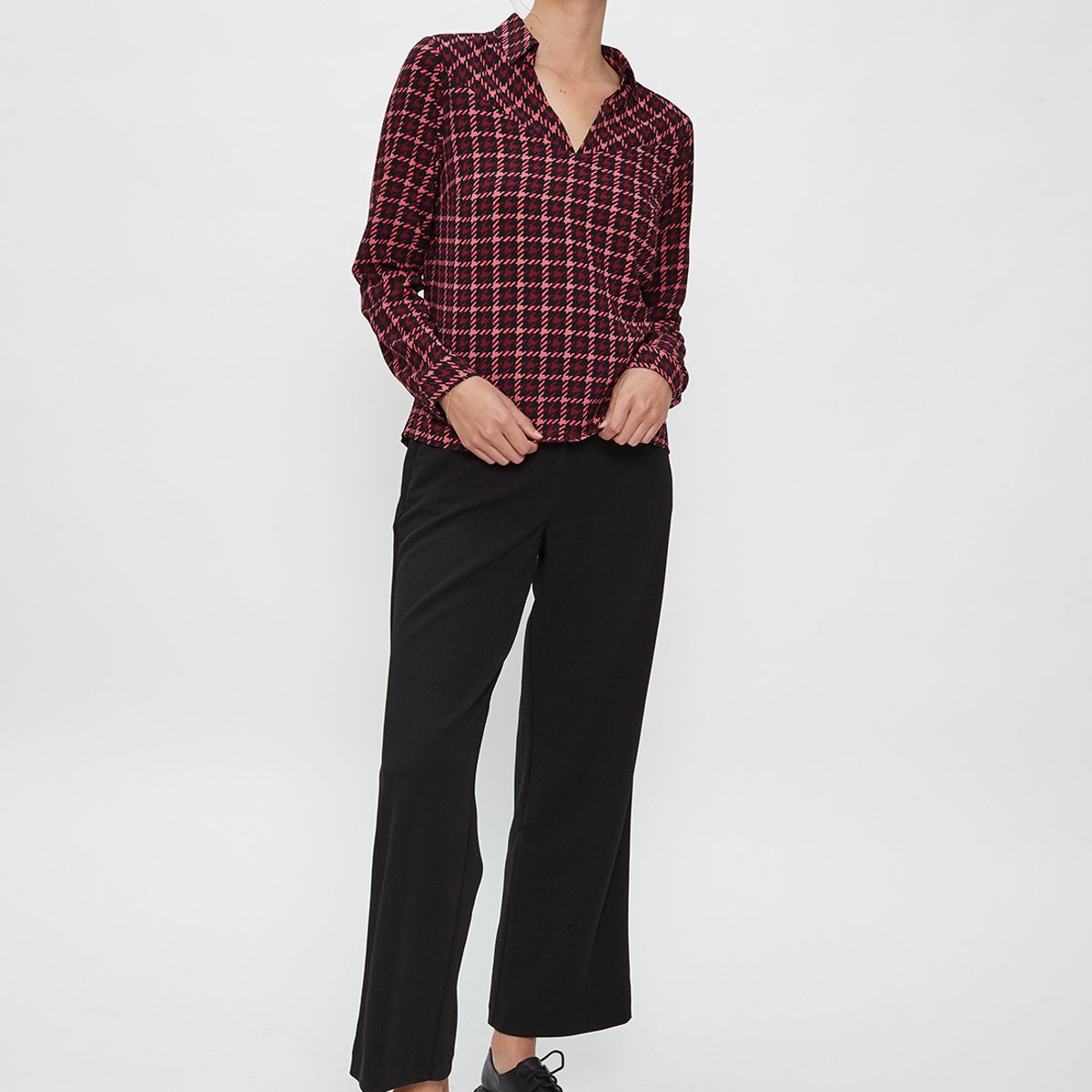 ASH - Blusa Manga Larga Negro Mujer Ash