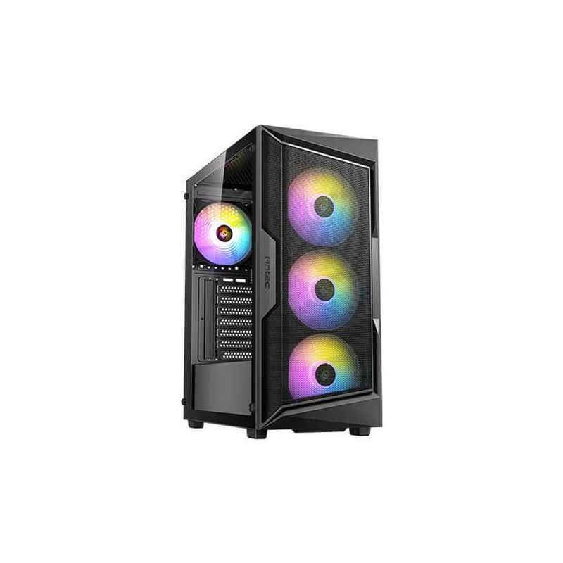 GENERICO - Gabinete Gamer Antec AX61 Elite Black Mid Tower + 3 Fan