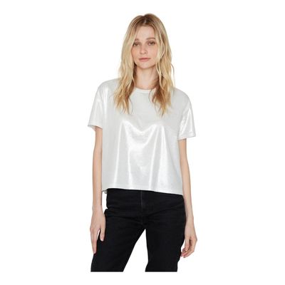 Imagen 2 del producto Polera Kurt glittter blanca