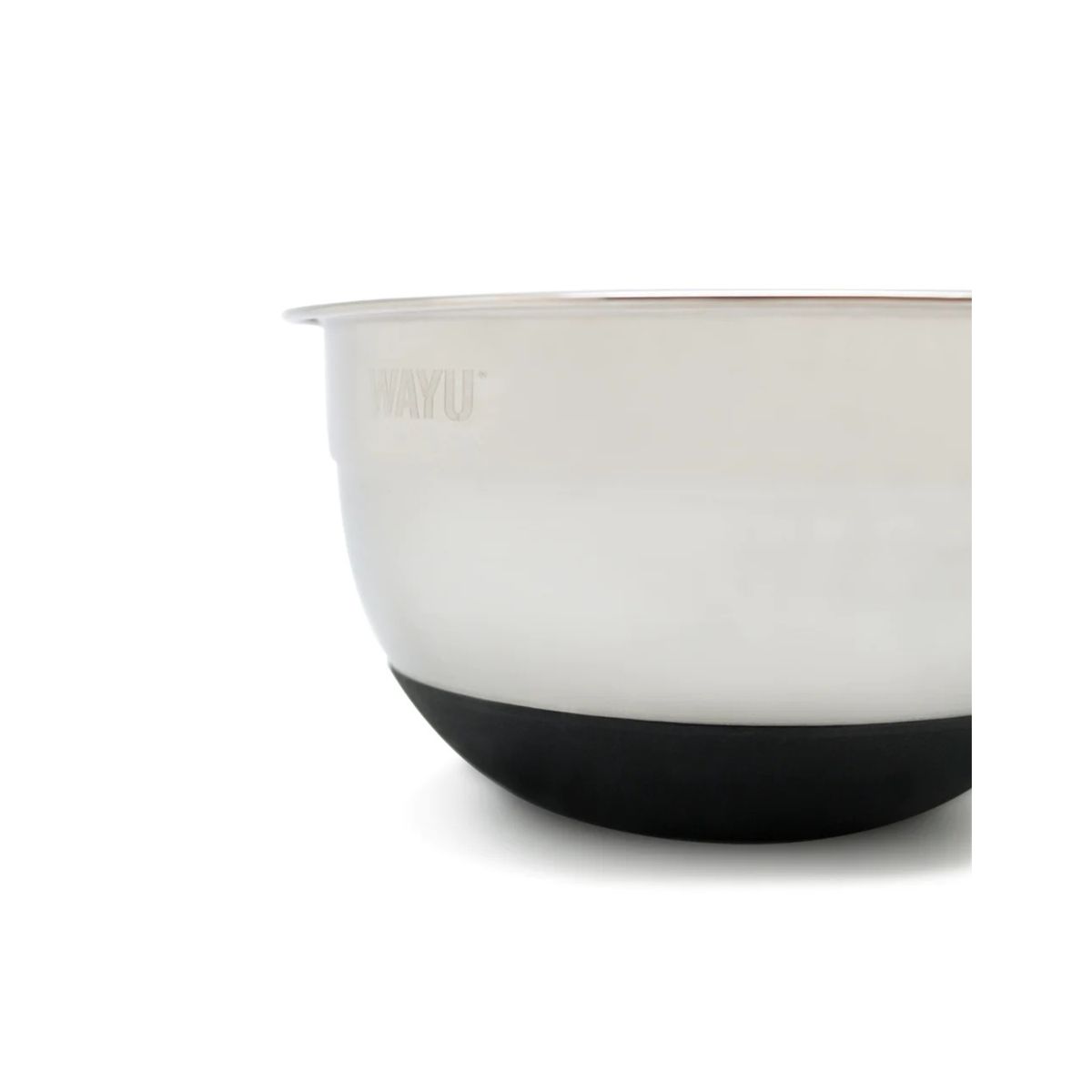 WAYU - Bowl Ensaladera Acero Inoxidable Wayu 22cm Base Silicona