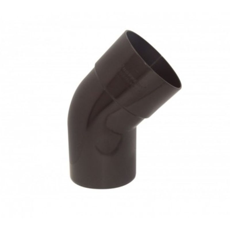 GENERICO - Codo Canaleta Macho-hembra Marron 80mmx45g