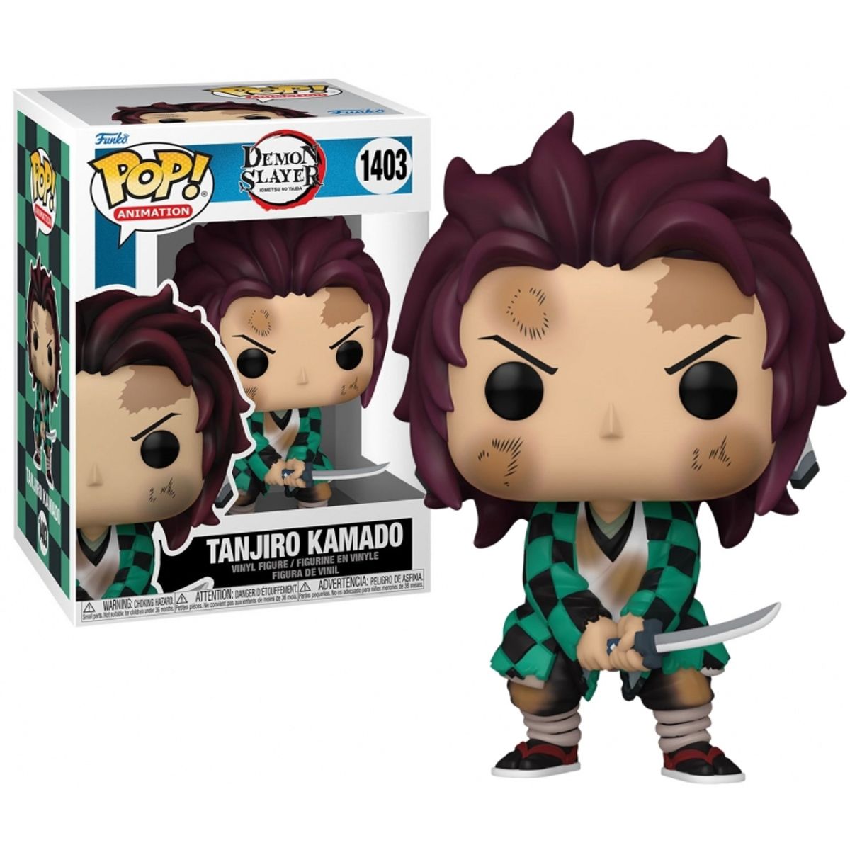 FUNKO - FUNKO 72613 POP DEMON SLAYER TANJIRO KAMADO