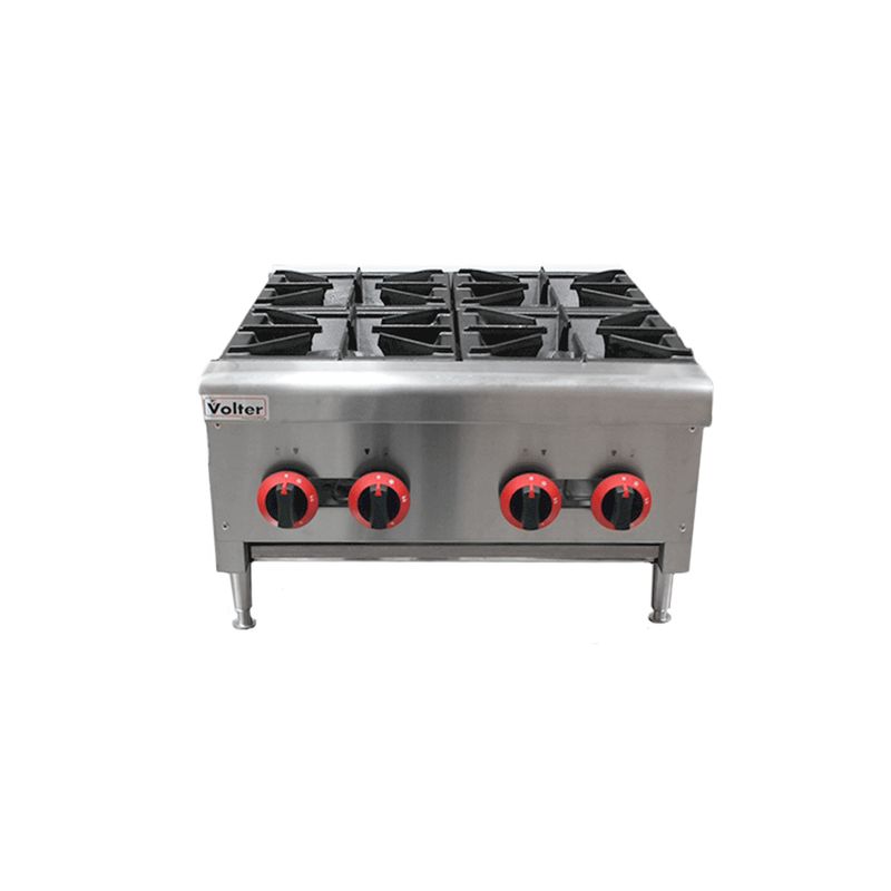 IMAHE - ANAFE INDUSTRIAL A GAS 4 PLATOS VOLTER IMAHE