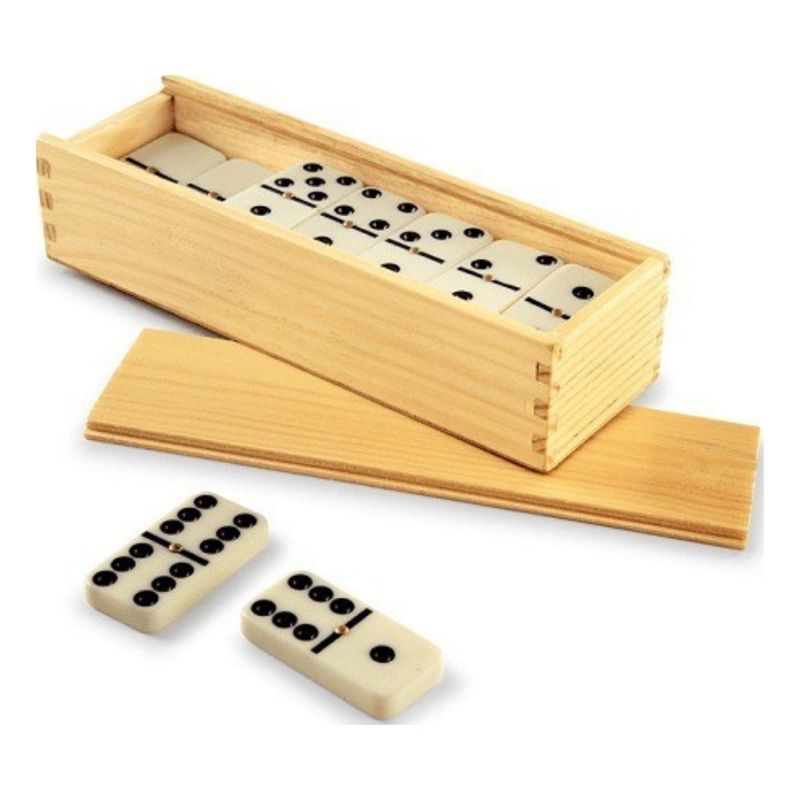 DOMINO - Domino Caja De Madera 28 Piezas