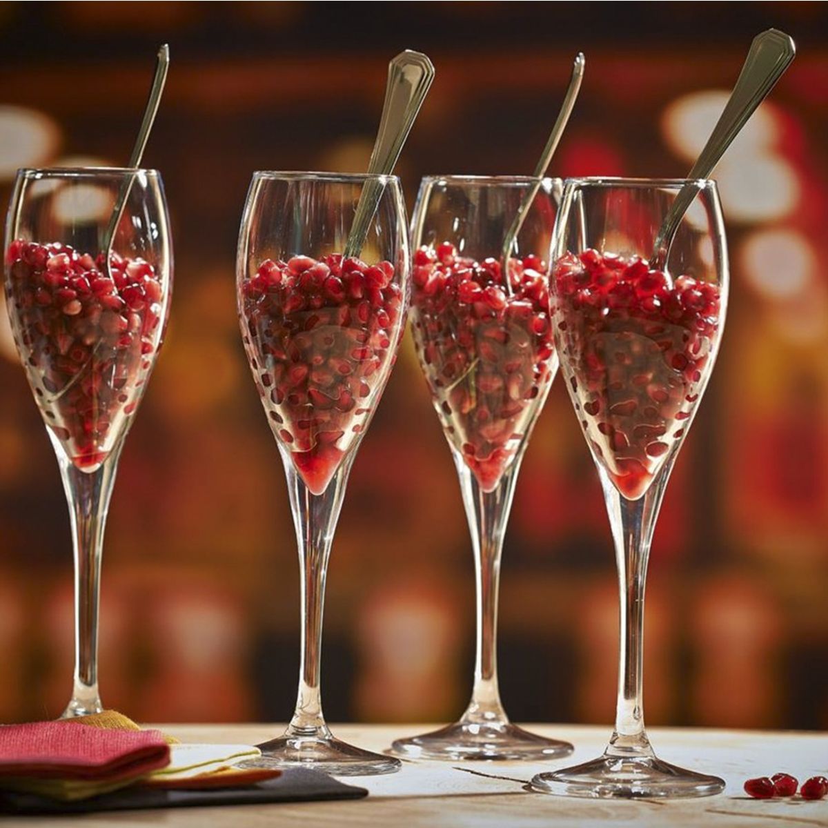 PASABAHCE - Set de 6 Copa de Vidrio Champagne 225 Cc Línea Monte Carlo PASABAHCE