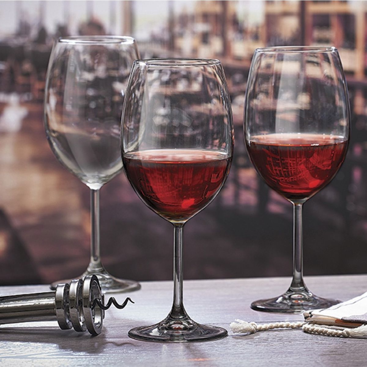 PASABAHCE - Set De 6 Copa Vino Tinto Mod. Enoteca 510 Cc.