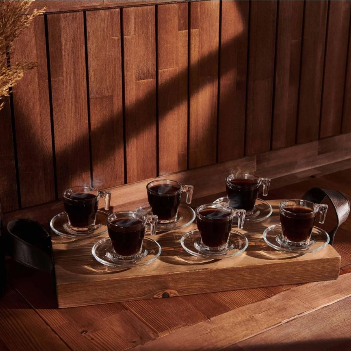 IMAHE - Set De 6 Taza De Cafe C/platillo 70 Cc. Casablanca IMAHE