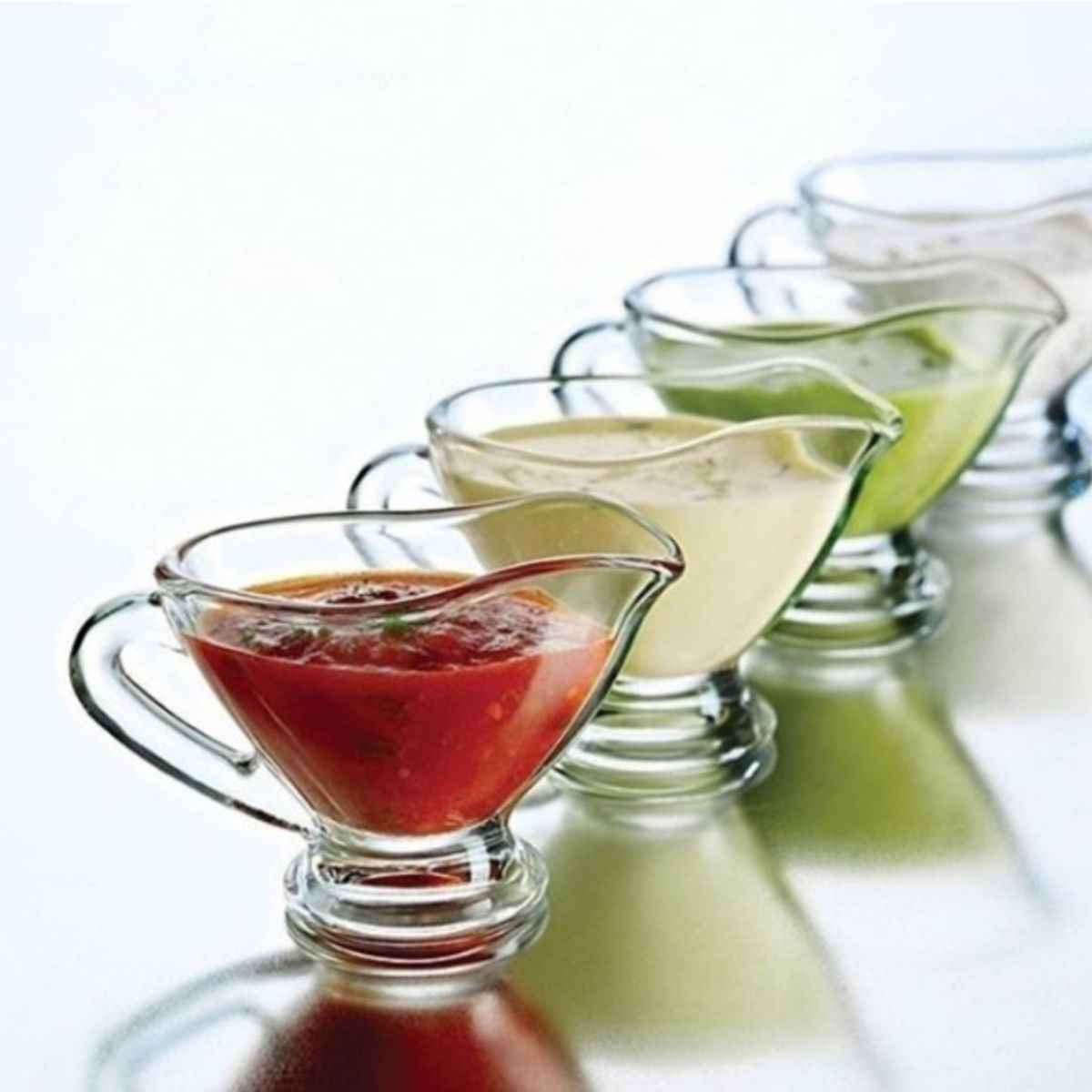 PASABAHCE - Set De 2 Salsera Vidrio 220 Cc