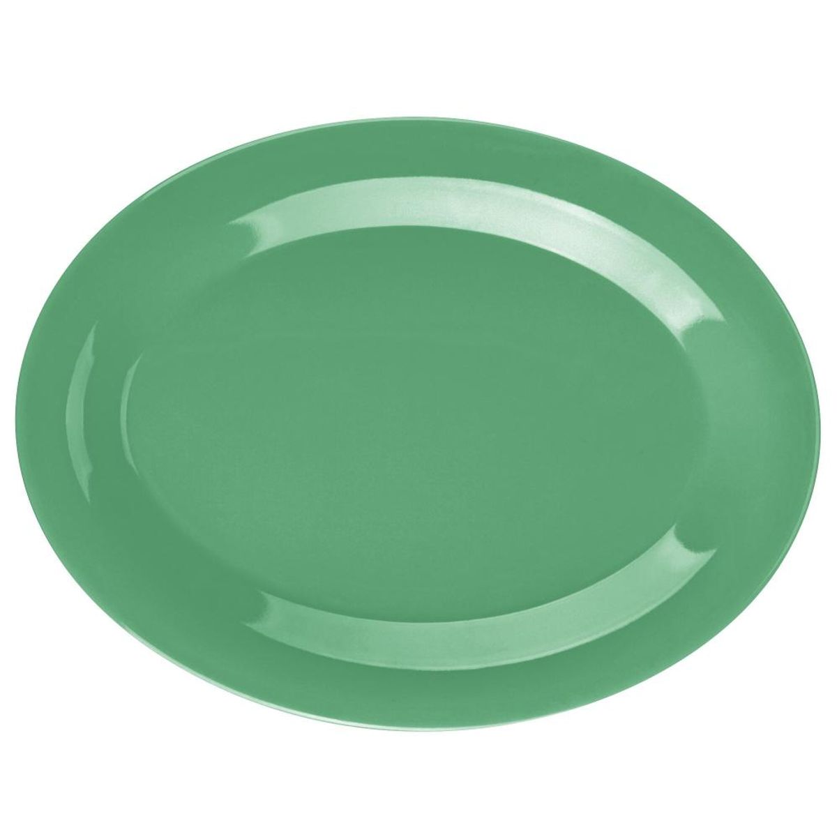 IMAHE - PLATO OVALADO MELAMINA VERDE 30 x 23 cm IMAHE