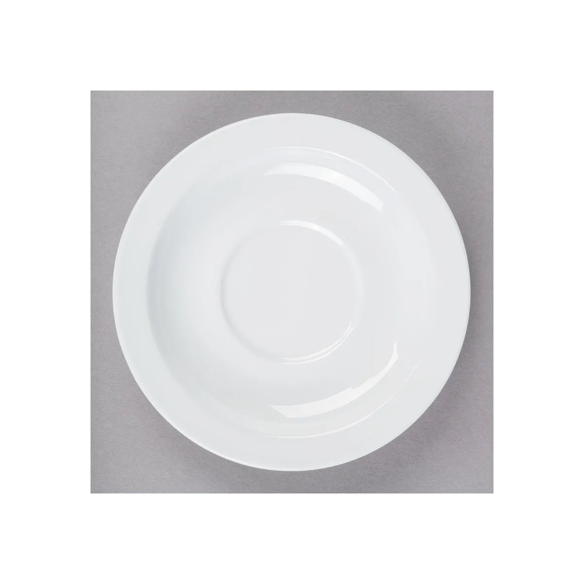IMAHE - Set De 6 PLATO CAFE EXPRESSO BLANCO IMAHE