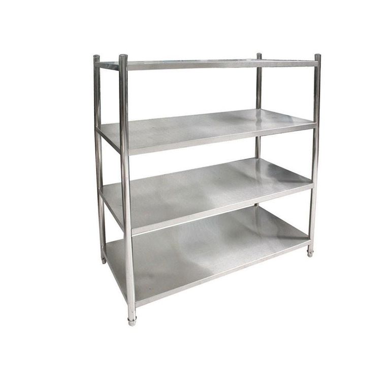 ESTANTERIA ACERO INOX LISA 150x60x155 cm IMAHE.
