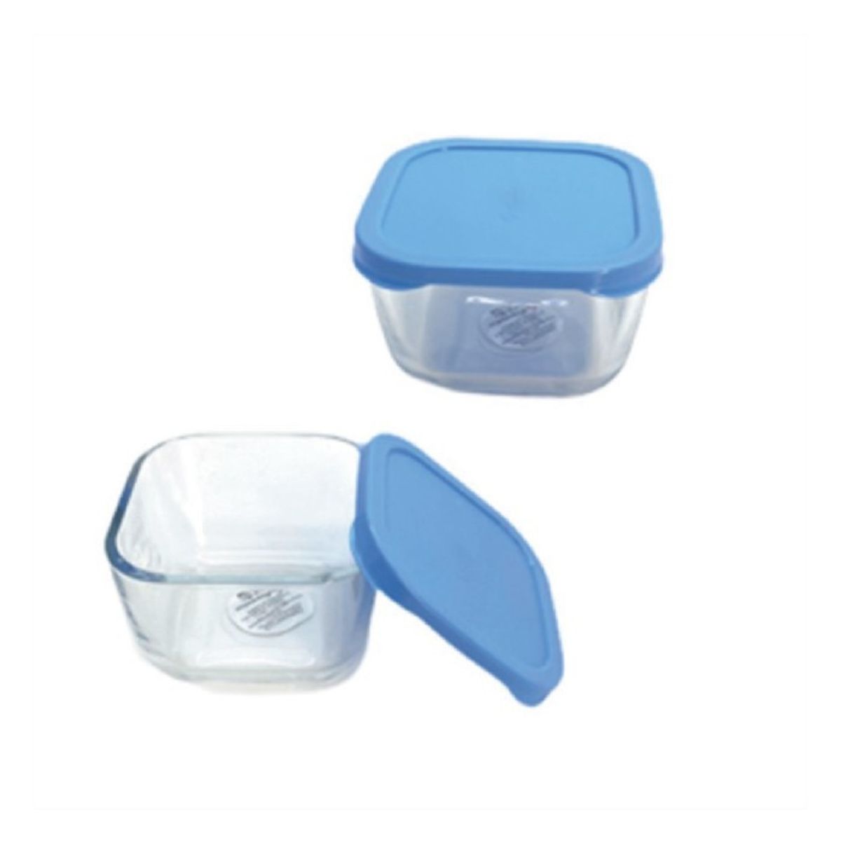 IMAHE - Set De 3 Tupper Vidrio Con Tapa Pequeño IMAHE