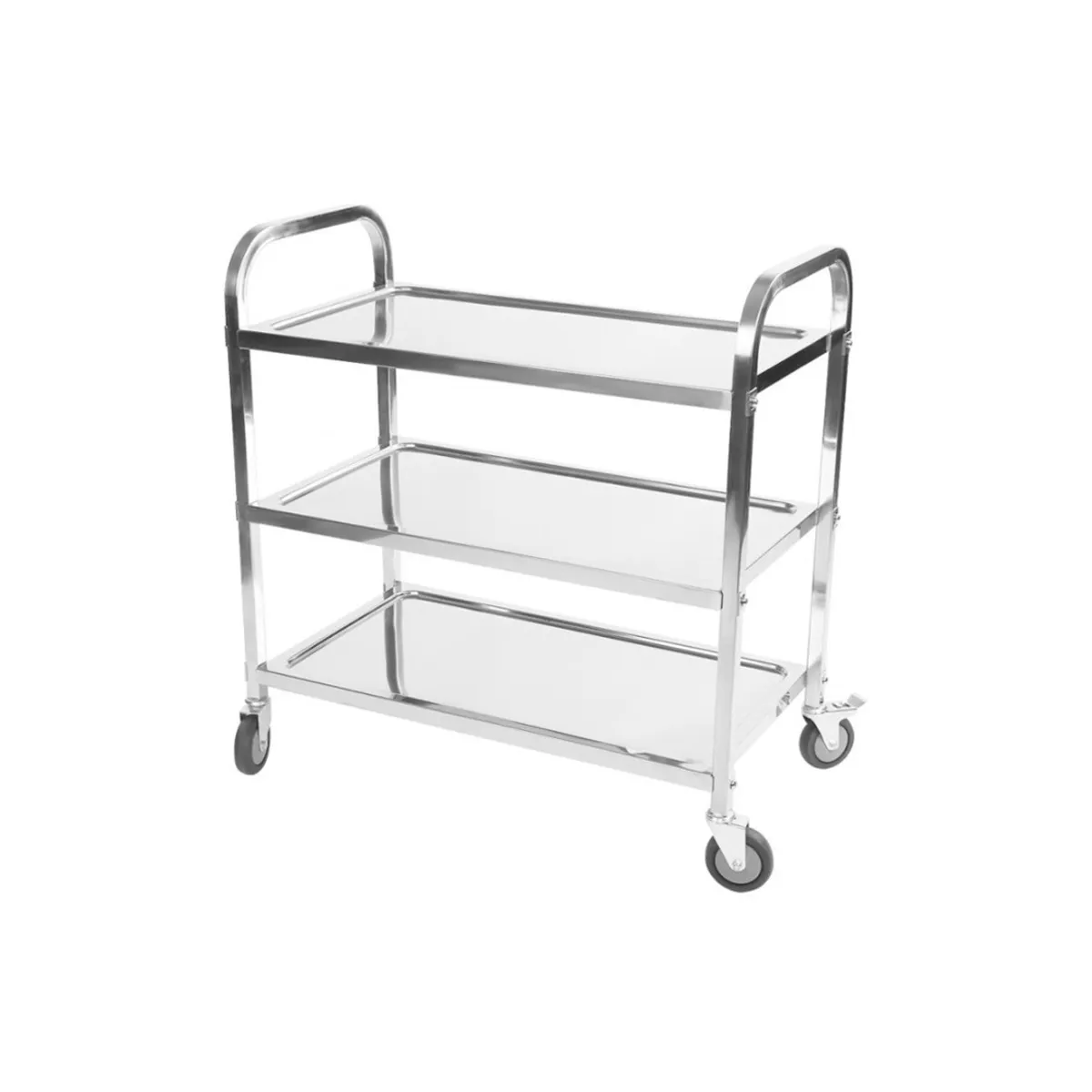 IMAS - CARRO DE SERVICIO ACERO INOX 3 REPISAS IMAS