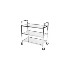 IMAS - CARRO DE SERVICIO ACERO INOX 3 REPISAS