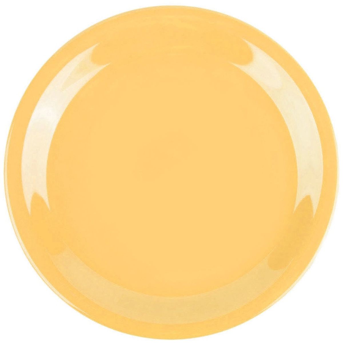 IMAHE - Set De 4 PLATO MELAMINA AMARILLA 16.5 cm IMAHE