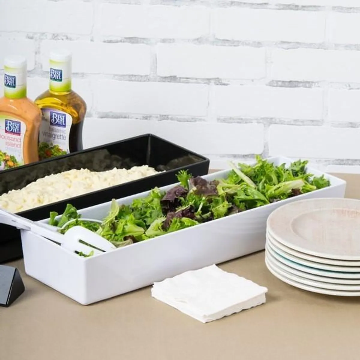 IMAHE - RECIPIENTE VERDE LIMA 38X12X3.8CM. IMAHE