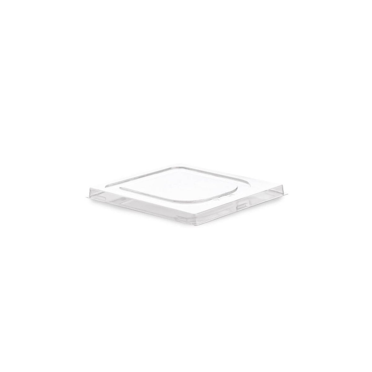 IMAHE - Set De 168 TAPA PLANA R-PET TRANSPARENTE 18.2X17.2 IMAHE