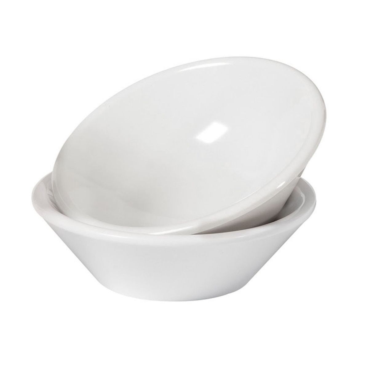 IMAHE - Set De 6 RAMEKIN OVALADO MELAMINA BLANCO 44ML IMAHE