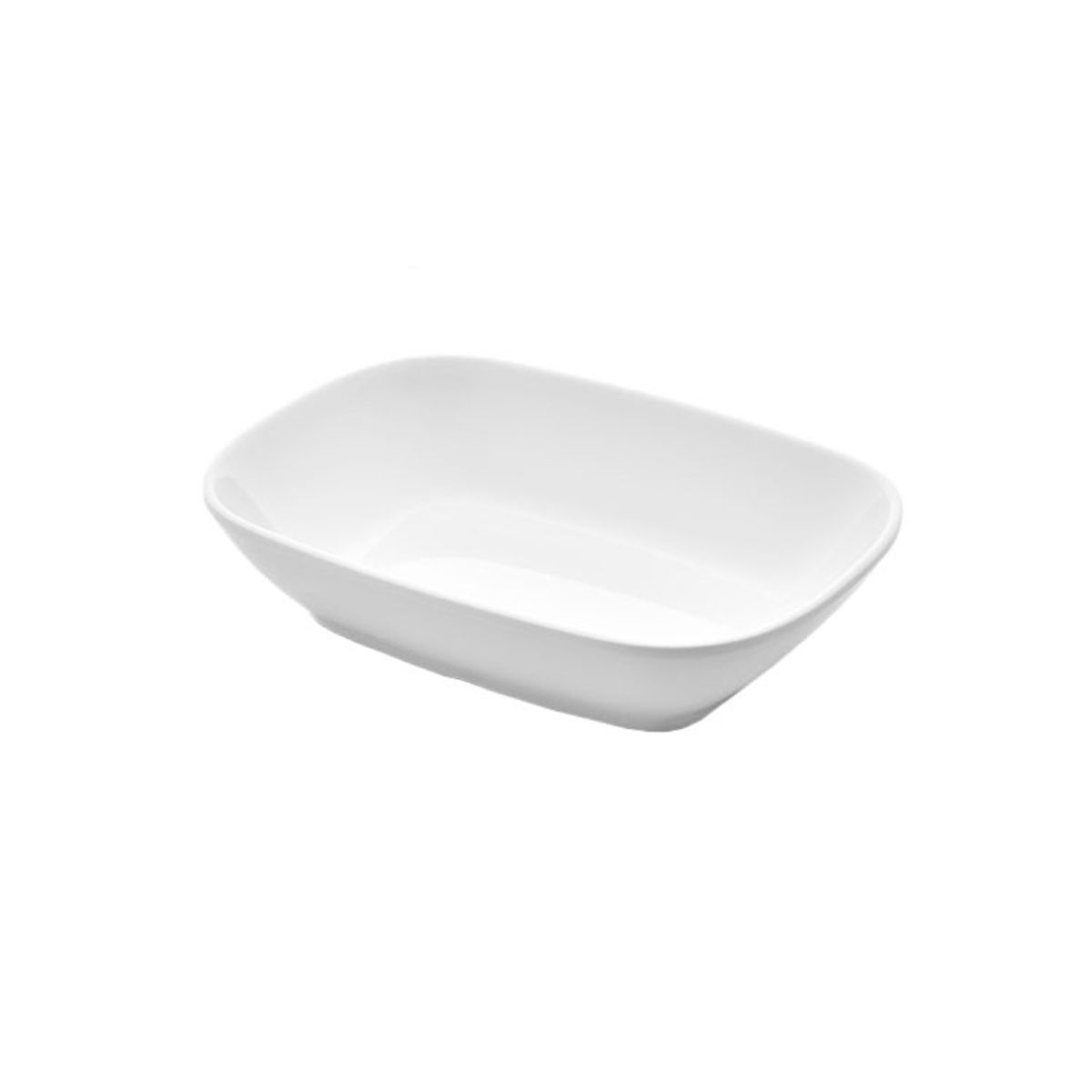 IMAHE - Set De 4 Plato Rectangular Melamina 14x3.3 Cm. IMAHE