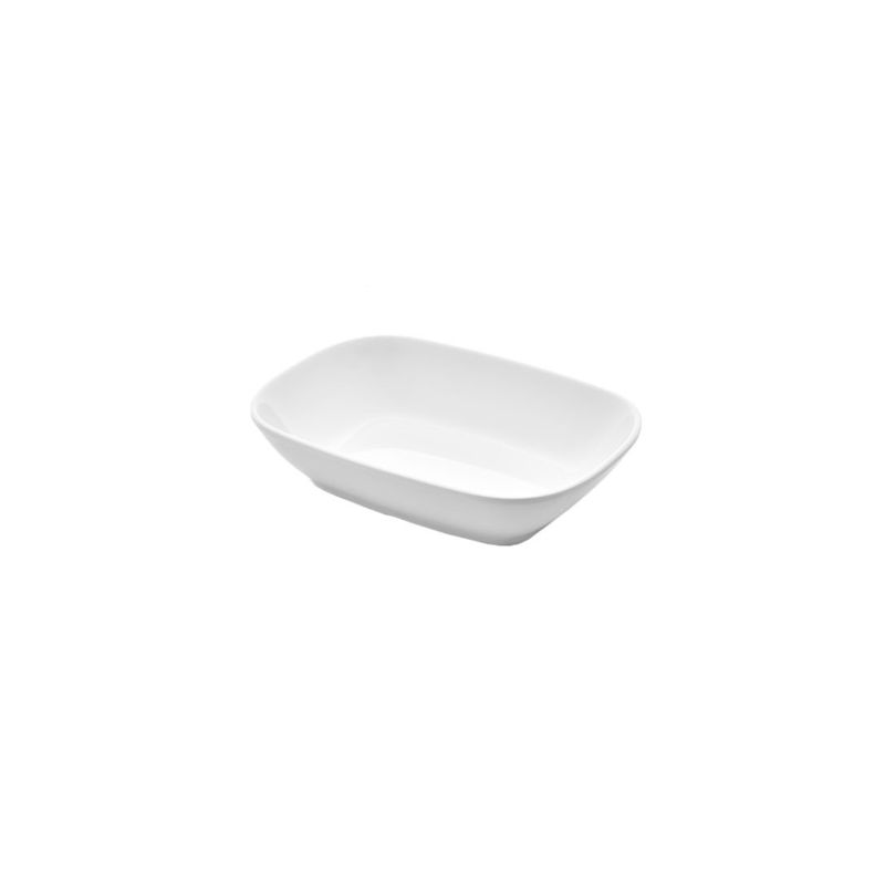IMAHE - Set De 4 Plato Rectangular Melamina 14x3.3 Cm. IMAHE