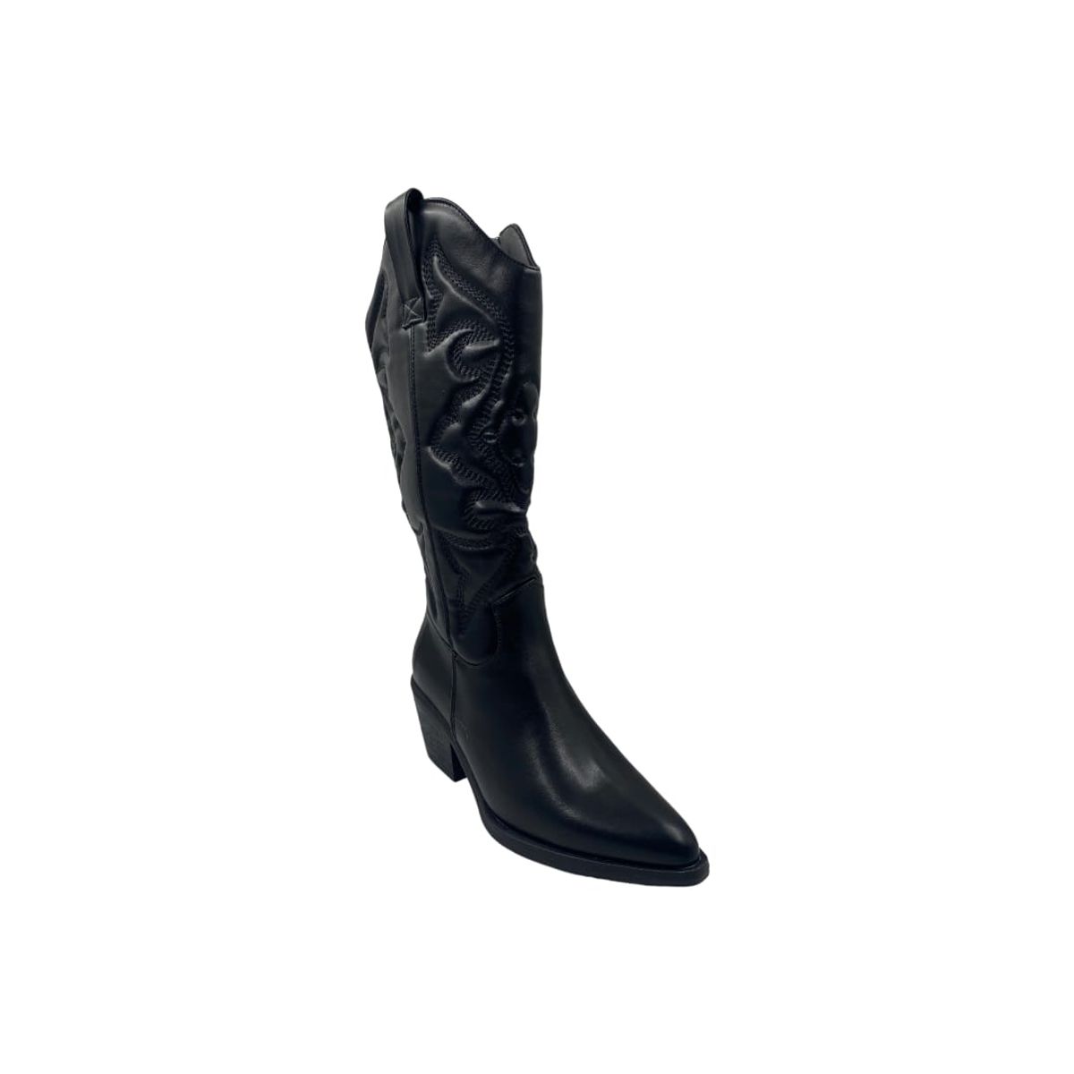 GENERICO - Bota Negra Texana Mujer