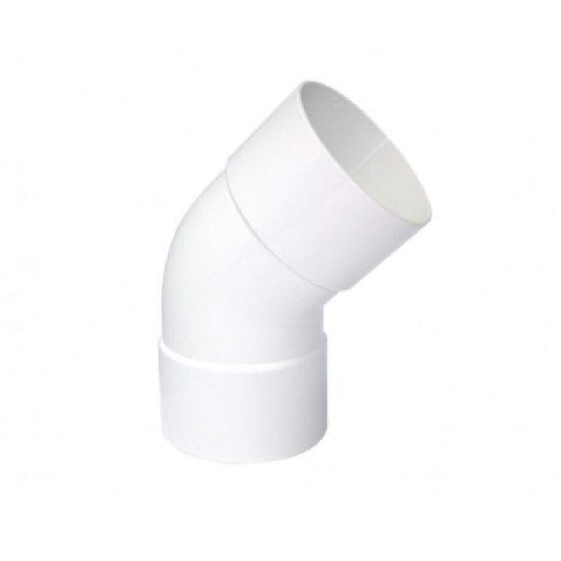 GENERICO - Codo Canaleta Hembra-hembra Blanco 80mmx45g