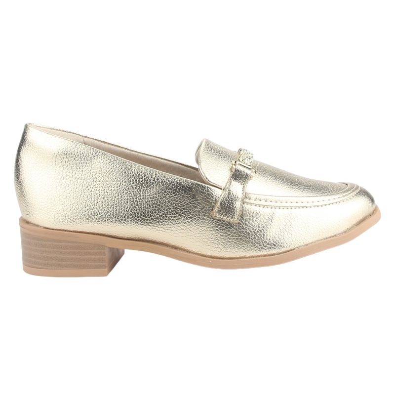 RAMARIM - Zapato Mujer Dorado Casual Chalada 2416101