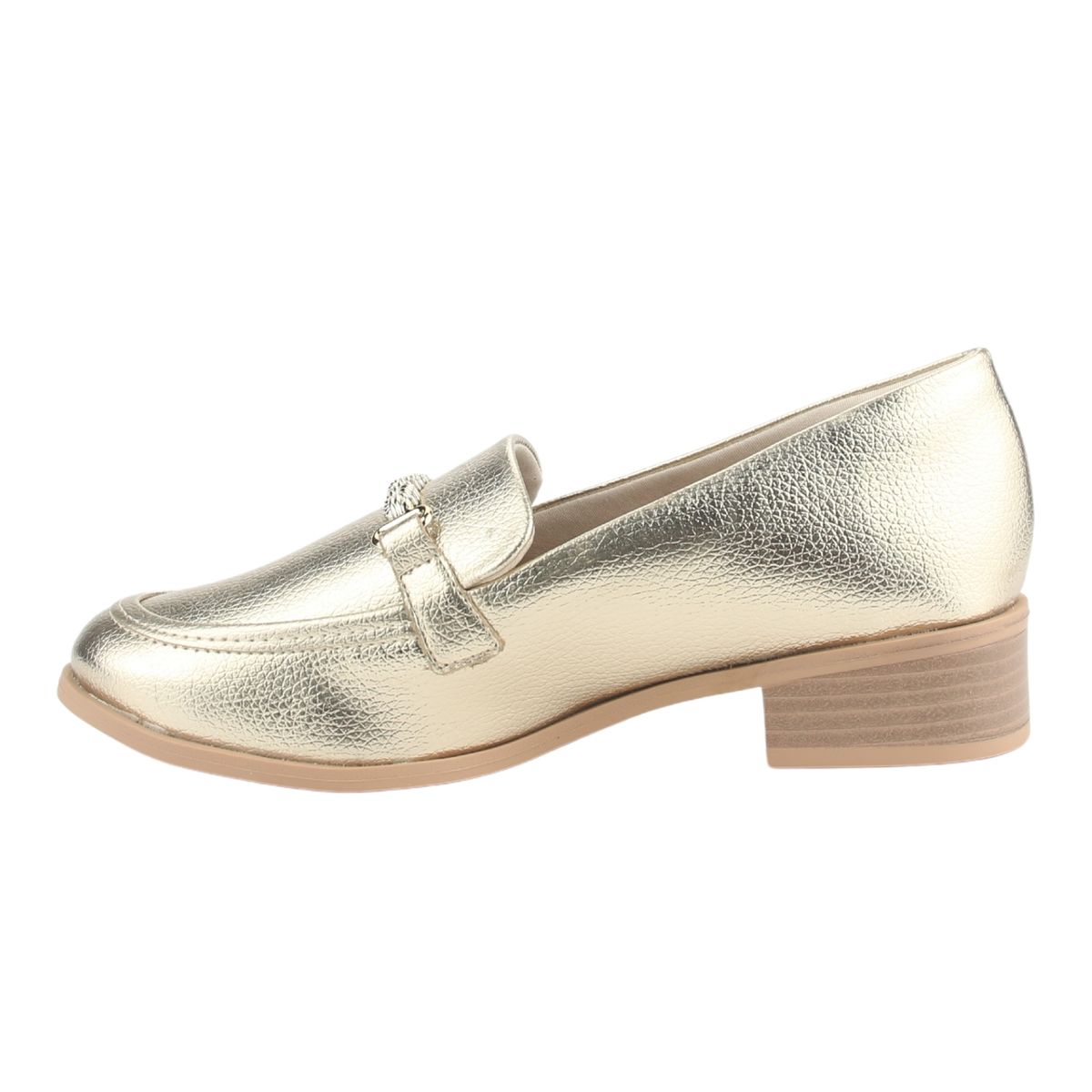 RAMARIM - Zapato Mujer Dorado Casual Chalada 2416101
