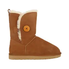 BAMERS - Bota Blast Button Mujer Café
