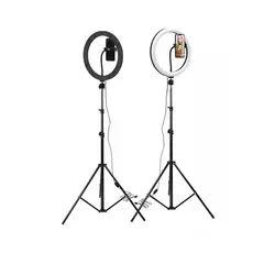 GENERICO - Aro De Luz Para Fotografía 26cm + Trípode Regulable 2 Mts