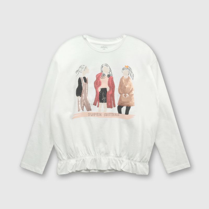 COLLOKY - Polera Niña Blanco 53031 Colloky