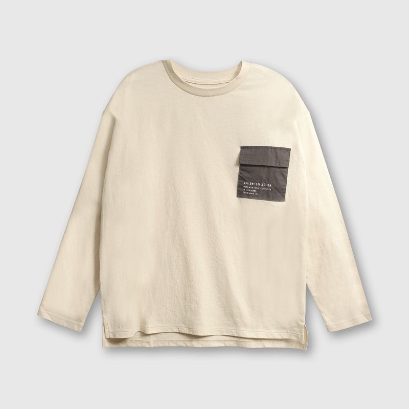 COLLOKY - Polera Niño Beige 53042 Colloky._