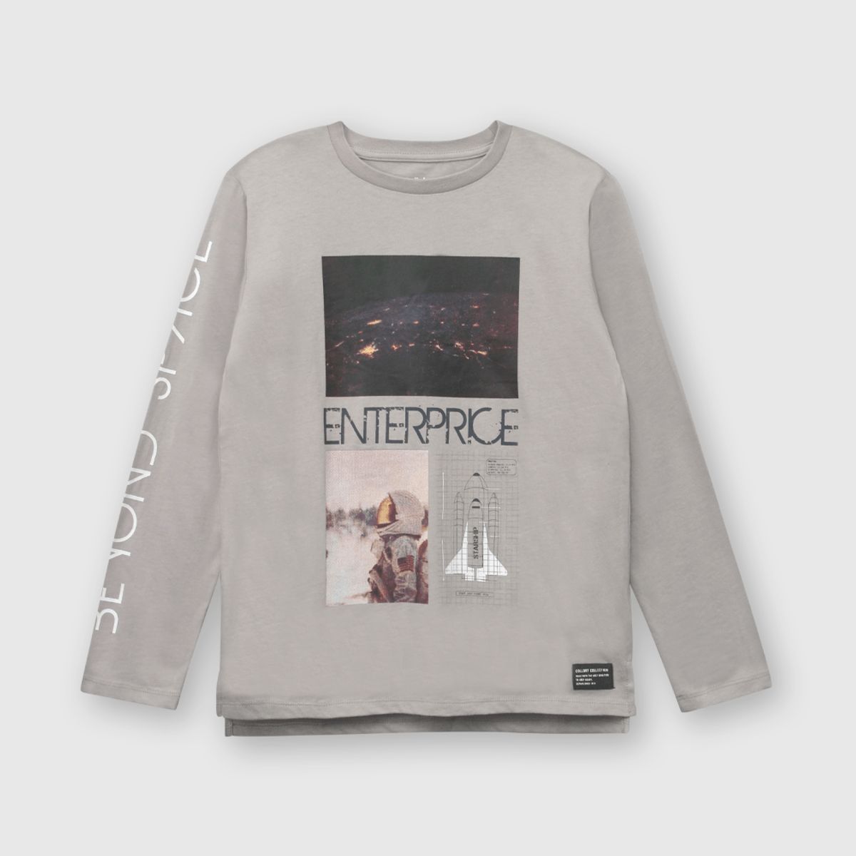 COLLOKY - Polera Niño Gris 53044 Colloky._