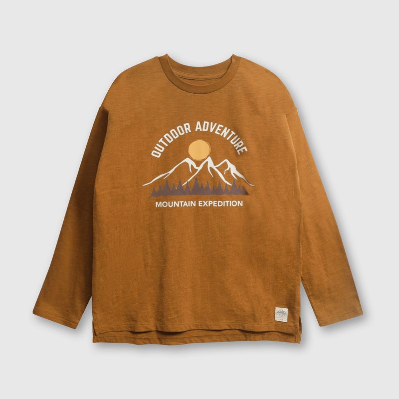 COLLOKY - Polera Niño Naranja 53045 Colloky