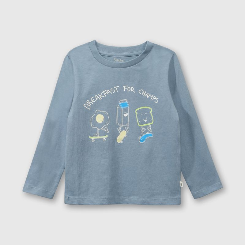 COLLOKY - Polera Niño Celeste 53075 Colloky