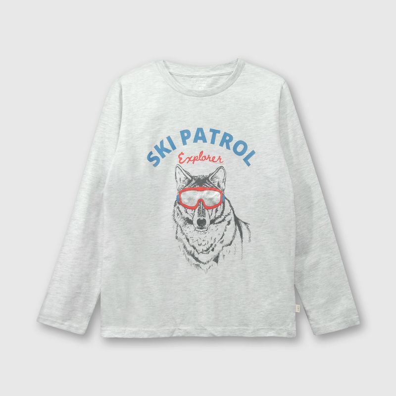 COLLOKY - Polera Niño Gris 53078 Colloky._