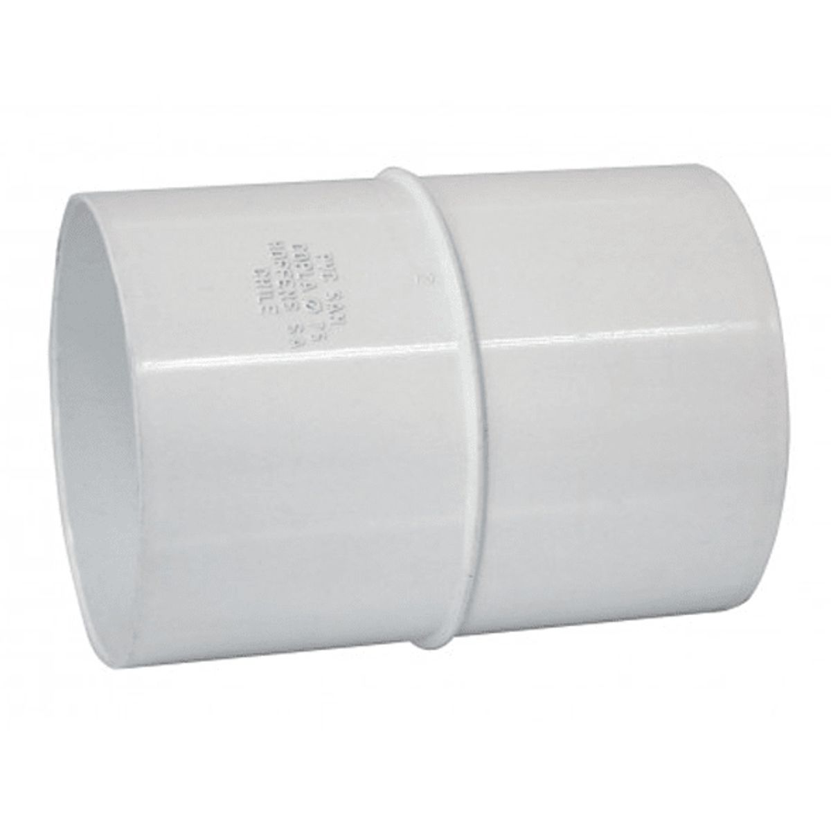 GENERICO - Copla Canaleta Blanco 75mm Cementar