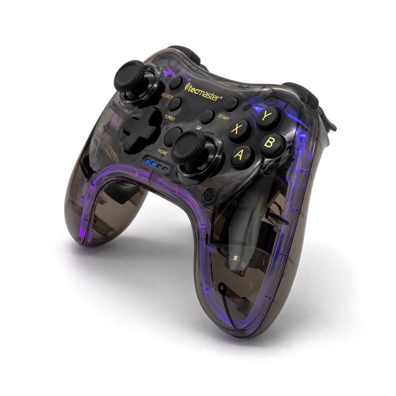 TECMASTER - Control Gamepad joystick Mando Inalámbrico Compatible consolas