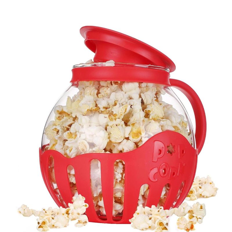 CASATUA - Maquina Bowl Cabritas Palomitas Popcorn Microondas 2,2 Lts