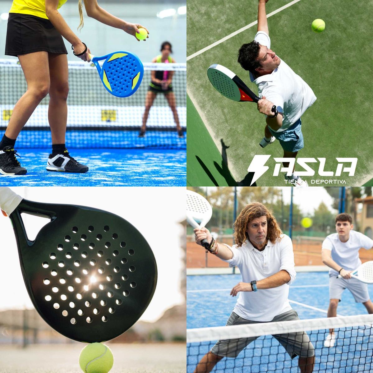 GENERICO - Pala Padel Fibra De Carbono 38 Mm Raqueta