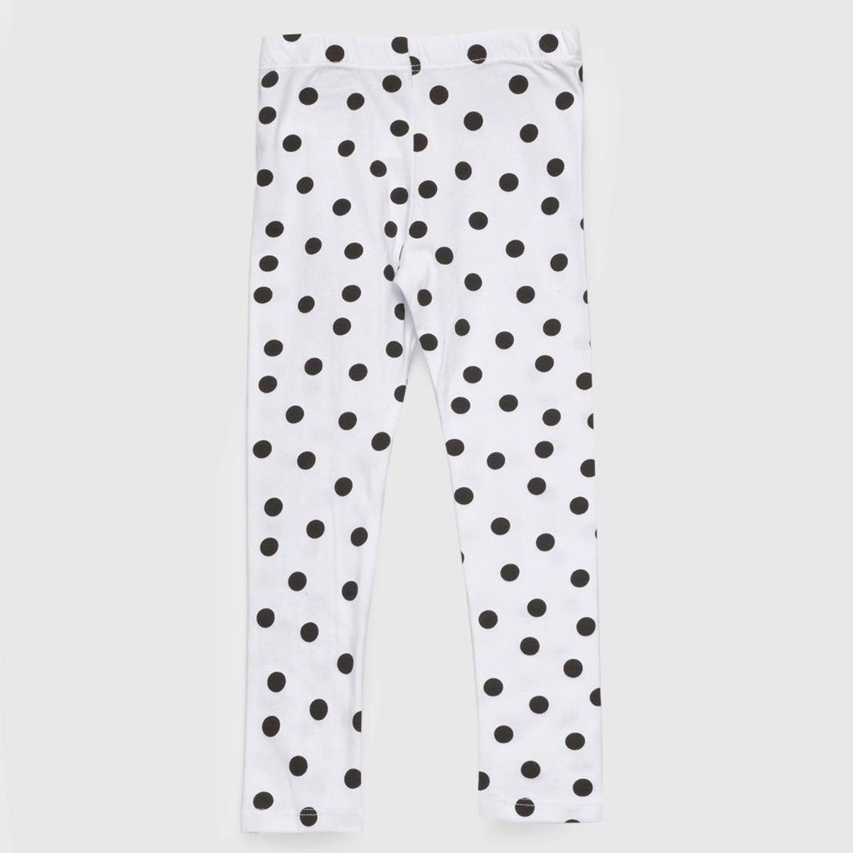 COYOTE KIDS - Calza blanca puntos negros algodón peruano - Blanco