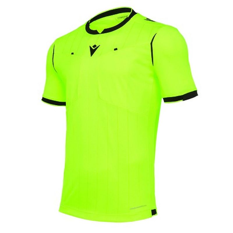 MACRON - Camiseta Arbitro Macron Eklind Manga Corta Amarillo