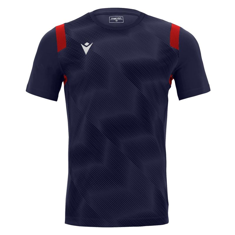 MACRON - Polera Macron Rodders Hombre Azul Marino-Rojo