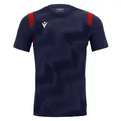 MACRON - Polera Rodders Hombre Azul Marino-Rojo