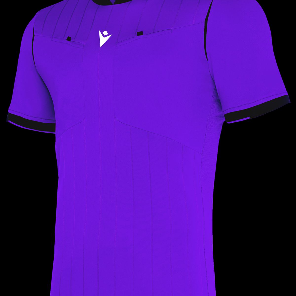 MACRON - Camiseta Arbitro Macron Eklind Manga Corta Morado