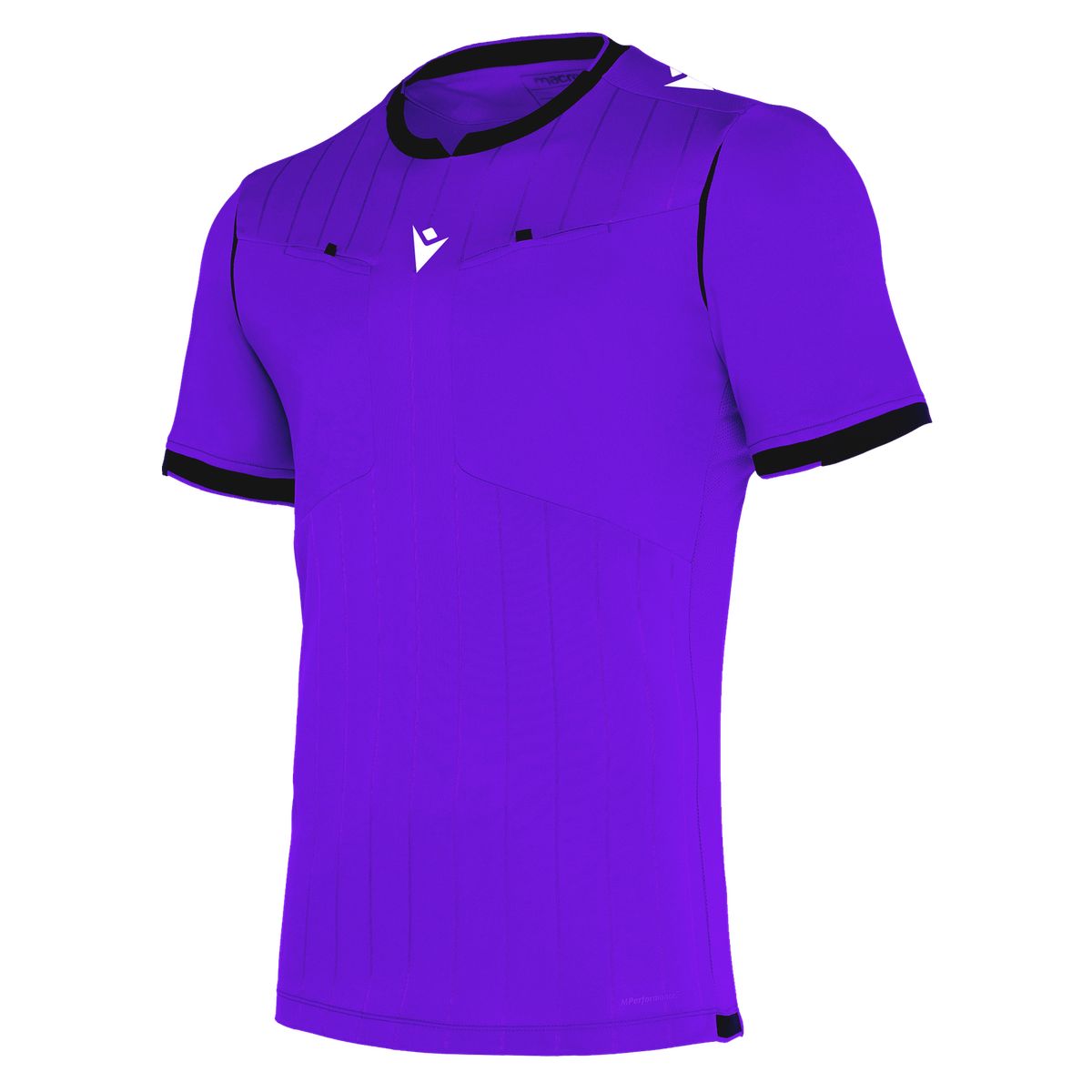 MACRON - Camiseta Arbitro Macron Eklind Manga Corta Morado