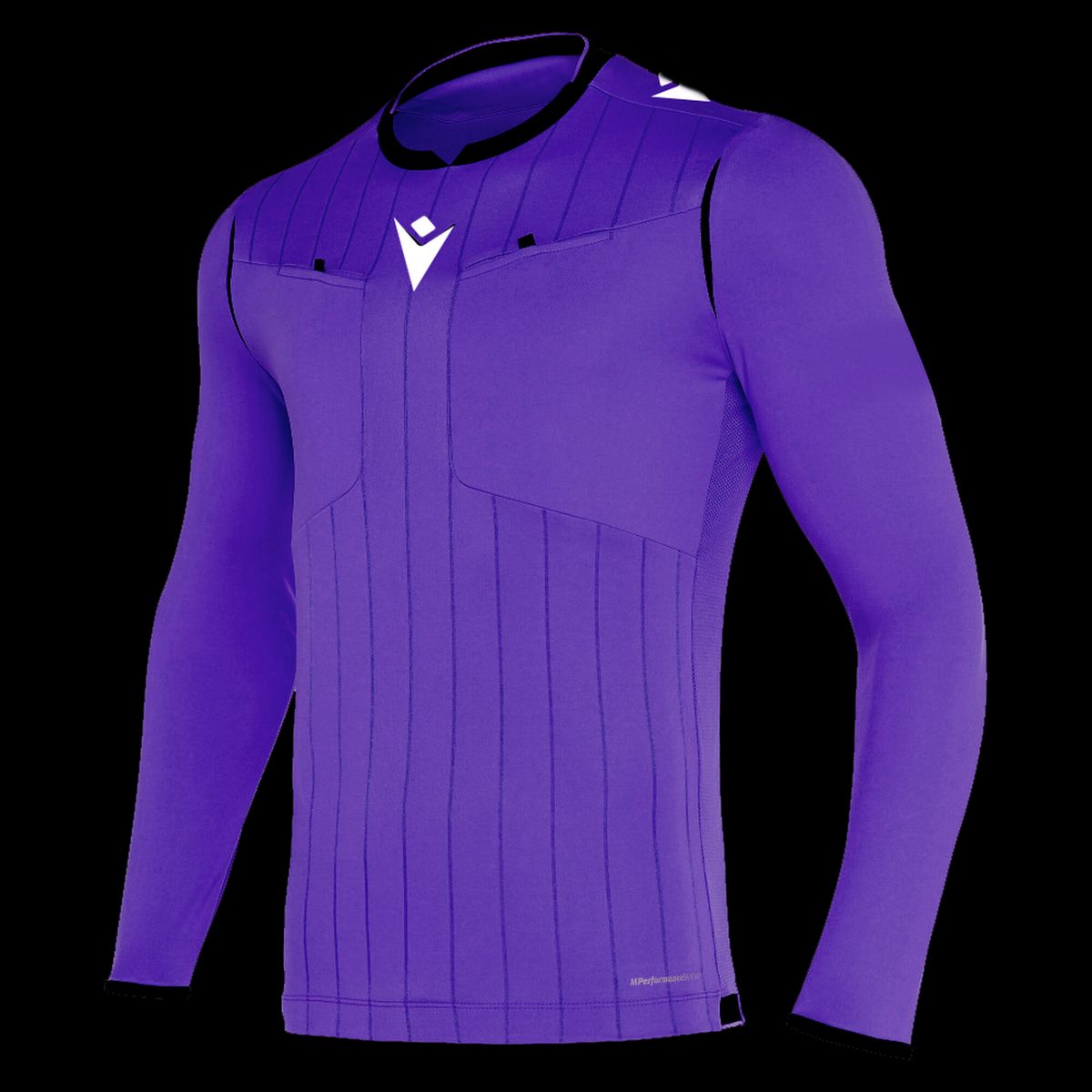 MACRON - Camiseta Arbitro Macron Eklind Manga Larga Morado