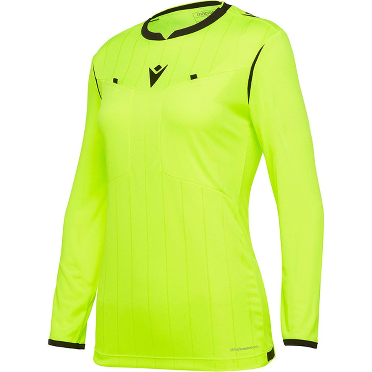 MACRON - Camiseta Árbitro Macron Stephanie Manga Larga Amarillo